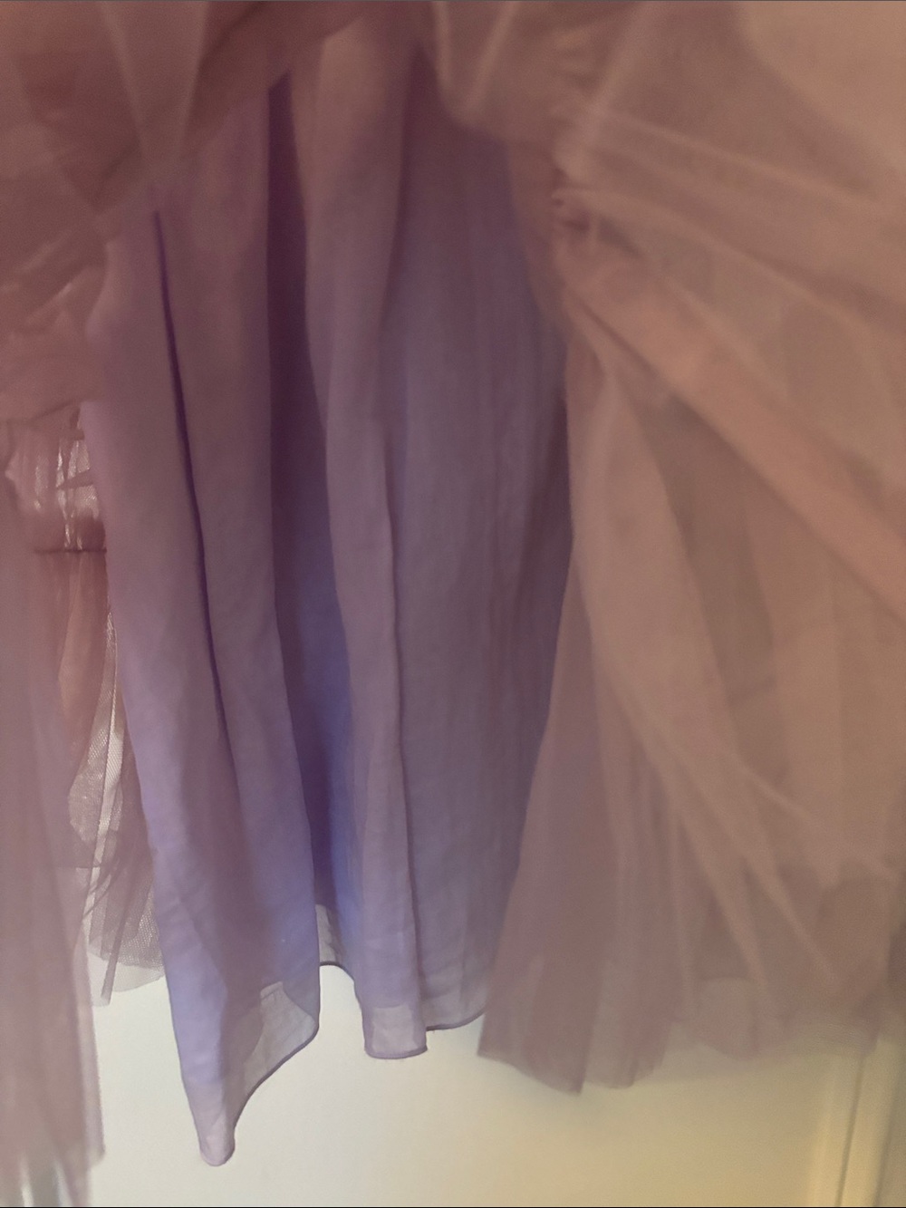Lavender Tiered Ruffle Dress - Picture 8 of 9